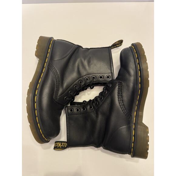 5 Dr Martens 1460 8 Eye Boots Black Smooth Leather AirWair 5 Womens 6 UK4 EU37 main image 9